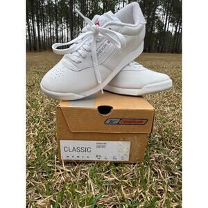 Reebok Classic Princess White 2-B1475 Size 6.5 NIB